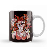 Red Head Tattooed Inked Redhead Red Hair Ginger Irish Kupa Bardak Porselen