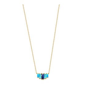 EMILIANO JEWELLERY 925 AYAR GÜMÜŞ TAŞLI KOLYE