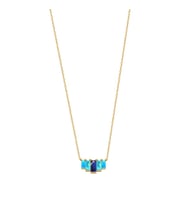EMILIANO JEWELLERY 925 AYAR GÜMÜŞ TAŞLI KOLYE