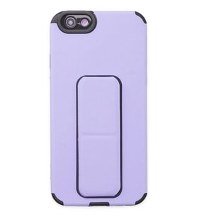 Mey İthalat® iPhone 6 Kılıf Mega Standlı Silikon - Lila