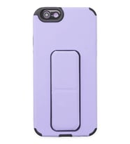 Mey İthalat® iPhone 6 Kılıf Mega Standlı Silikon - Lila
