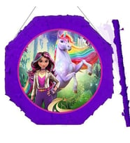 Pinyata Unicorn Akademi Pinyata 42 cm + Sopası