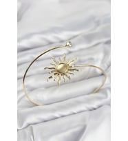 Pazu Bileklik Gold Renk Pirinç Güneş Model TJ-BB8568