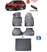 Ford Puma 2019 Sonrası Uyumlu 3D Havuzlu Paspas ve ALT Bagaj Havuzu Seti ASMA KOKU VE NUMARATÖR HEDİYELİ