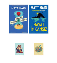 Hayat İmkansız 9786051983226 Zamanı Durdurmanın Yolları 9786051980560 - Matt Haig (2 NOT DEFTERLİ) (Renksiz)