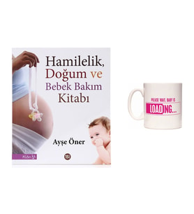 Hamilelik, Doğum Ve Bebek Bakım Kitabı Ayşe Öner Kişiye Özel 3 Fotoğraflı Tek Beyaz Kupa