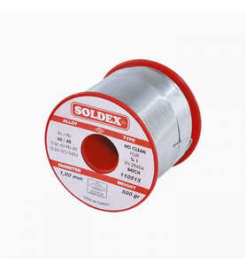Soldex 1.00mm 500gr Sn60 Pb40 Lehim Teli