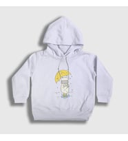 Presmono Unisex Çocuk Beyaz Sheep And Rain Kuzu Kapüşonlu Sweatshirt 288928tt (Beyaz)