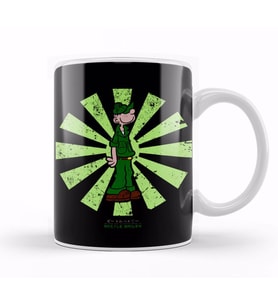 Beetle Bailey Retro Japanese Kupa Bardak Porselen