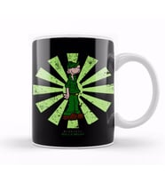 Beetle Bailey Retro Japanese Kupa Bardak Porselen