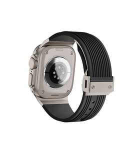Apple Watch 42mm Uyumlu Zore KRD-113 Spor Görünümlü Silikon Kordon