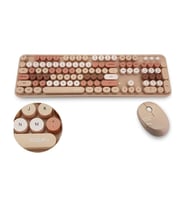 Mofii Kahverengi Sweet Dm Klavye Mouse Set