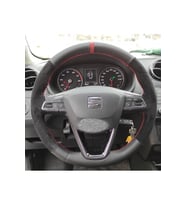 Seat Leon Fr Direksiyon Kılıfı (alcantra Karbon Yüzüklü)