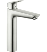 Hansgrohe Logis Modern Düşük Akışlı Su Tasarruflu 1 Kollu 1 25,4 Cm Uzunluğunda Fırçalanmış Nikel Ba