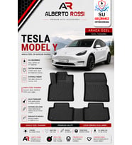 TESLA MODEL Y JUNİPER 2025 - 2026 Araca Özel Kauçuk 3D Profesyonel Oto Paspası