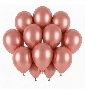 Rose Gold Renk Lateks Pastel Balon (30 cm) - 12 Adet