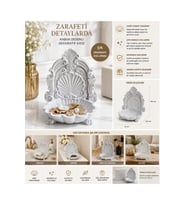 Kabuk Desenli Dekoratif Takılık ve Organizer, Şık ve Pratik Çözüm