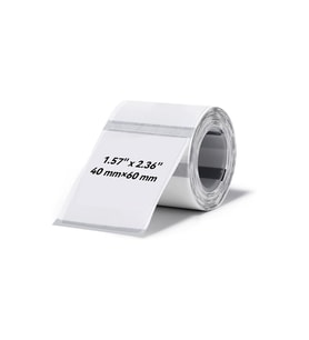 NIIMBOT T40 Etiket 40mm x 60mm 125 adet Şeffaf (B1B21SB3S)(1923)