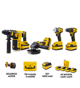 Akülü 4'lü Set DT01S4