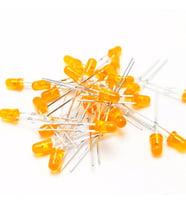 Led 5mm Turuncu Difused 10 Adet