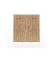 Hyperion Gardrop 10 Raflı 2 Çekmeceli 4 Askılı 220x44x243 Aytaşı-Çam/Çam