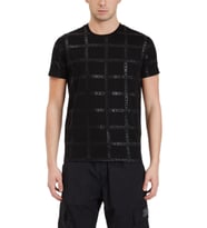 Iceberg Erkek Logo Basklılı Bisiklet Yaka Siyah T-Shirt 