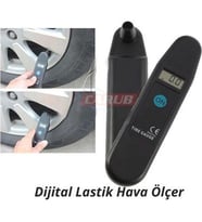 Carub Dijital Araba Lastik Hava Basınç Göstergeli Ölçer Alet