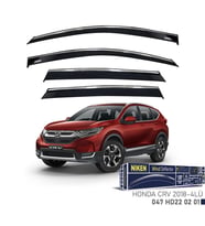 Honda Crv Uyumlu Kromlu Cam Rüzgarlığı 4Lü -2018 Parça (Karışık)