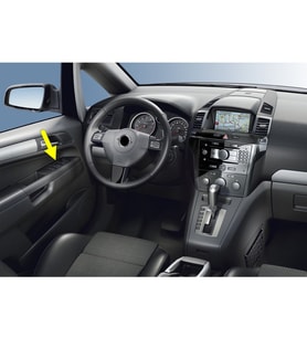 Opel Zafira B 2006-2011 Sol Ön Dörtlü Cam Düğmesi Ayna Kumandası