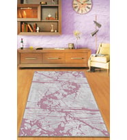 Pembe Vintage Kaymaz Tabanlı Makinede Yıkanabilir Halı EF005 - 100 x 160 cm
