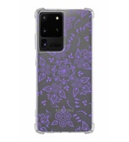 Samsung Galaxy S20 Ultra  Köşe Korumalı Antişok Kapak Nostalji Desen Tasarımlı Şeffaf  Kılıf