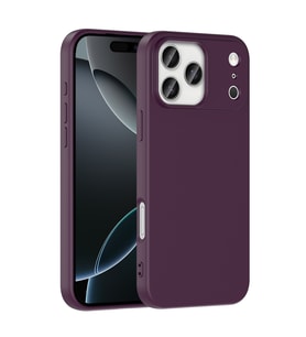 Apple iPhone 17 Pro Uyumlu Kılıf Zore Mara Lansman Kapak (Koyu Mor)