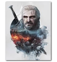 Cakatablo MDF (Ahşap) Tablo Witcher 3 Sahne