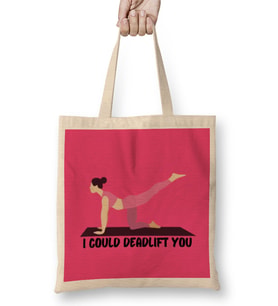 Gym Workout Fitness Lover Motivation Gift Quotes For Women Bez Çanta Uzun Saplı