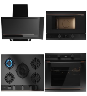 Teka İnfinity G1 Edition Ankastre Set (HLB 85-G1 P BM MaestroPizza+GBC 75-G1 GBC BM (E5)+DVI 88-G1 EOS BM+ML 82-G1 BIS L) (Siyah)