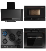 Teka İnfinity G1 Edition Ankastre Set (HLB 85-G1 P BM MaestroPizza+GBC 75-G1 GBC BM (E5)+DVI 88-G1 EOS BM+ML 82-G1 BIS L) (Siyah)