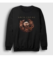 Presmono Unisex Siyah Power Arch Enemy Sweatshirt 11658tt