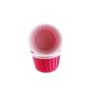 Cupcake Kalıbı Minik Boy Düz Renk  38*30 MM (100 Adet)  Fuşya