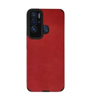 Tecno Pova Neo Kılıf Loop Deri Silikon - Kırmızı