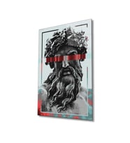 Miyrem Glasses Collection -A1^#  Heykel Zeus Cam Tablo, Cam Tablo (Çok Renkli)