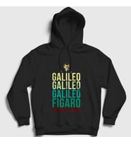 Presmono Unisex Siyah Galileo Queen Freddie Mercury Kapüşonlu Sweatshirt 34299tt
