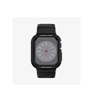 Spigen Apple Watch 41mm (Seri 9/8/7) Kılıf & Kordon Kayış Rugged Armor Pro Black Outlet