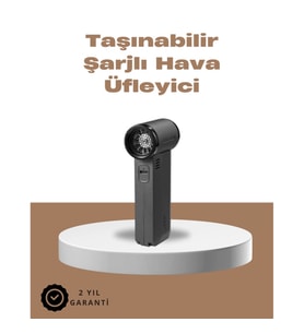 130000 RPM Turbo Motorlu Şarjlı Hava Üfleme Cihazı – Temizlik ve Serinletme
