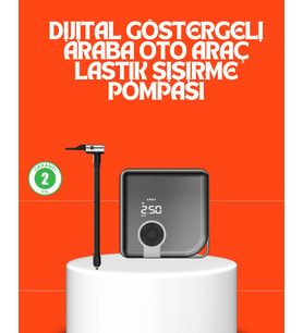 150 PSI Yüksek Basınç Kapasiteli Kablosuz Lastik Pompası