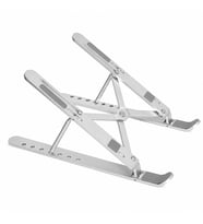 Alüminyum Katlanabilir Laptop Standı Ayarlanabilir Dizüstü Bilgisayar Yükseltici Ergonomik Notebook Standı Kaymaz Taşınabilir