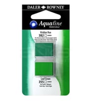 Daler Rowney Aquafine Sulu Boya Tablet 2li Viridian- Leaf Green