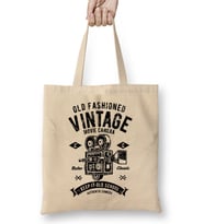 Old Fashioned Vintage Movie Camera Bez Çanta Uzun Saplı