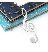 Sol İşareti Nota Müzik Müzisyen Sanatçı Çelik Ayraç Kitap Ayracı Zincirli AY111