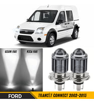 Ford Transit Connect 2002-2013 Uyumlu Mercekli Far Ampulü Led Xenon Beyaz Şimşek Etkili Uzun Kısa
