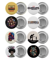 Guardians of the Galaxy Çanta Rozeti Seti 8 Adet En Büyük Boy 5.8cm İğneli Broş